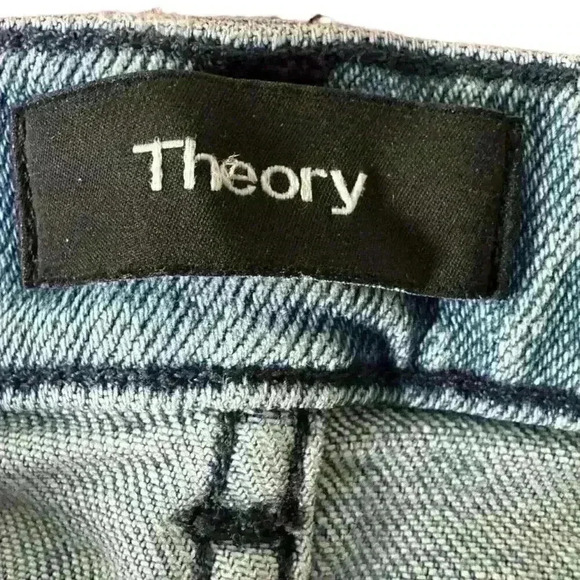 THEORY JEANS MEDIUM WASH SIZE 24 Straight Leg - Picture 3 of 10